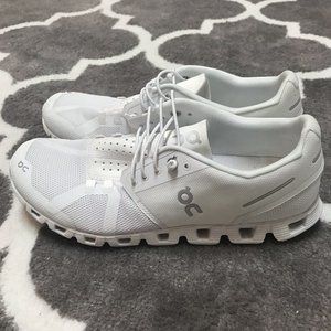On Cloud Running Shoes White - Womens 10